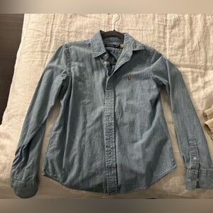 Women’s Polo Ralph Lauren Demin button down size xs